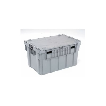 Akro-Mils Buckhorn Attached Lid Container AS3424201201000 - 34x24x19-5/8, PK3 AS3424201201000